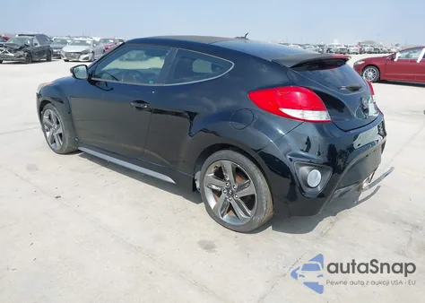 2015 Hyundai Veloster Turbo z USA, uszkodzony, nr VIN KMHTC6AE2FU236521